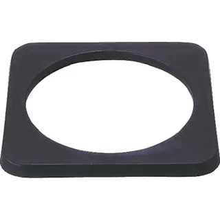 【CAINZ-DASH】日本緑十字社 コーン用ウエイト(コーンベッド) 重量2kg RC-A 365mm角 ゴム製 116100【別送品】