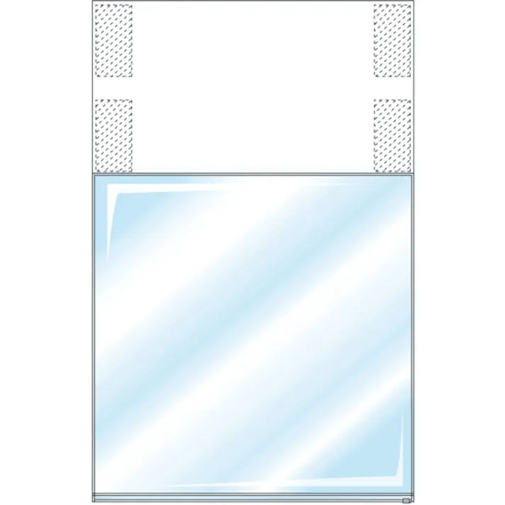 【CAINZ-DASH】日本緑十字社 フリーポケット式吊り下げ標識(本体) TS-H 表示部:450×450 シート別売 100030【別送品】