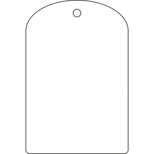 【CAINZ-DASH】日本緑十字社 バルブ開閉札　白無地タイプ　特１５－３００　６０×４０ｍｍ　１０枚組　ＰＥＴ 164040【別送品】
