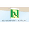 【CAINZ-DASH】日本緑十字社 高輝度蓄光ステッカー標識用プレート　天井用　ＴＡＰ２０２０　２３０×２００ｍｍ　アルミ製 377003【別送品】