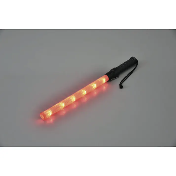 【CAINZ-DASH】日本緑十字社 LED合図灯(赤) YDT300 全長560mm(発光部360×30Φ) LED6個 325006【別送品】