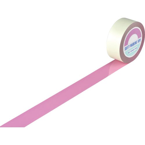 CAINZ-DASH】日本緑十字社 ガードテープ（ラインテープ） ピンク ＧＴ－５０１Ｐ ５０ｍｍ幅×１００ｍ 屋内用 148067【別送品】  梱包用品 ホームセンター通販【カインズ】