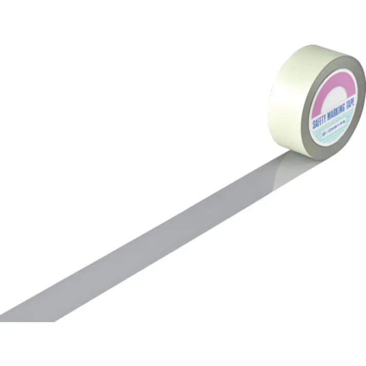 【CAINZ-DASH】日本緑十字社 ガードテープ(ラインテープ) グレー GT-502GL 50mm幅×20m 屋内用 148089【別送品】