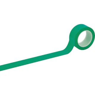 【CAINZ-DASH】日本緑十字社 クリーンルーム用ラインテープ 緑 50mm幅×33m PET+PVC 259042【別送品】