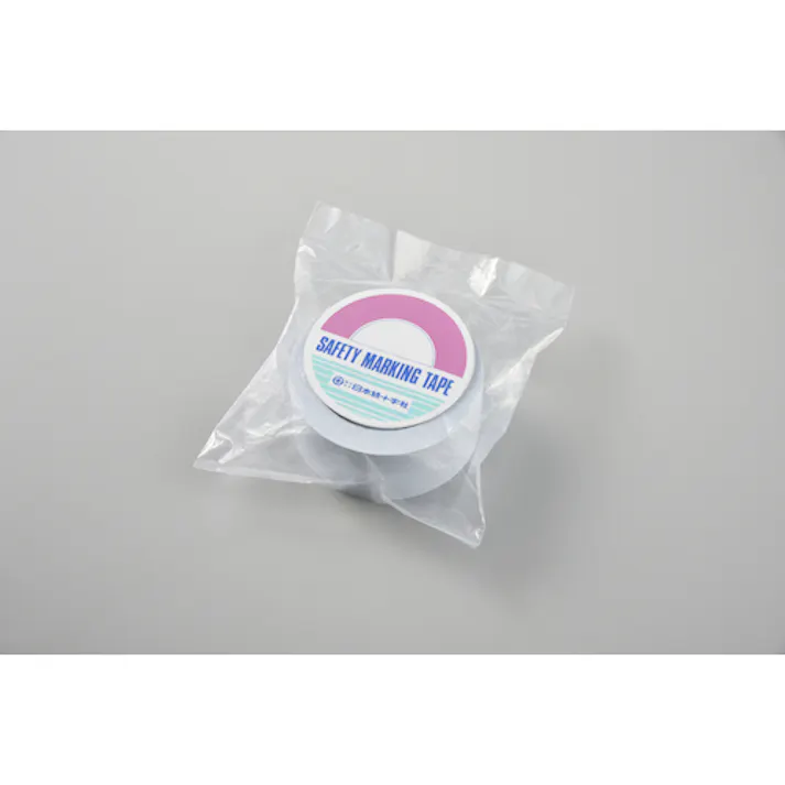 【CAINZ-DASH】日本緑十字社 クリーンルーム用ラインテープ 白 50mm幅×33m PET+PVC 259041【別送品】