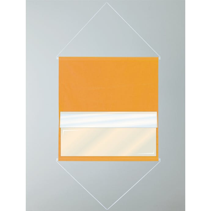 【CAINZ-DASH】日本緑十字社 工事管理用垂れ幕（フリー掲示板）　Ａ４用×４　オレンジ　ＫＫＭ－１ＹＲ　８１０×７６０ 130011【別送品】