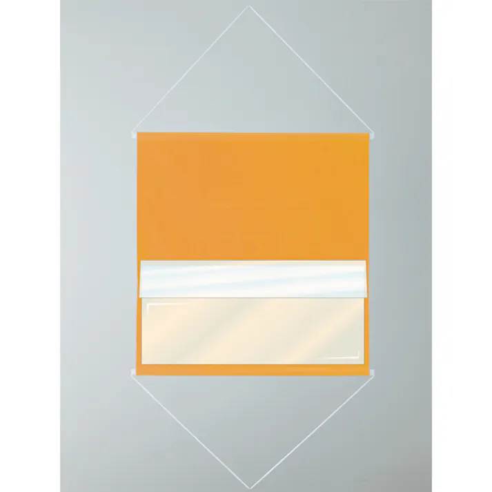 【CAINZ-DASH】日本緑十字社 工事管理用垂れ幕(フリー掲示板) A4用×4 オレンジ KKM-1YR 810×760 130011【別送品】