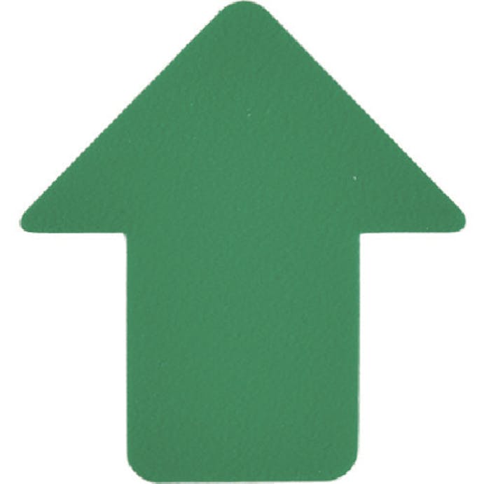 【CAINZ-DASH】日本緑十字社 路面表示ステッカー　矢印型　緑　ＱＣＡ－Ｇ　７６×７０ｍｍ　１０枚組　ＰＶＣ 403041【別送品】