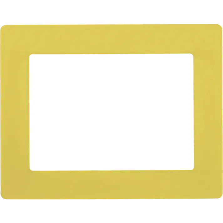 【CAINZ-DASH】日本緑十字社 路面用区画標識(A4用紙対応タイプ) 黄 YKH-A4Y 312×398mm 裏テープ付 403113【別送品】