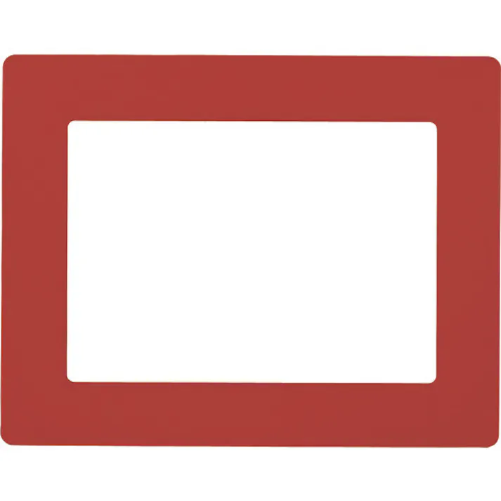 【CAINZ-DASH】日本緑十字社 路面用区画標識(A4用紙対応タイプ) 赤 YKH-A4R 312×398mm 裏テープ付 403114【別送品】