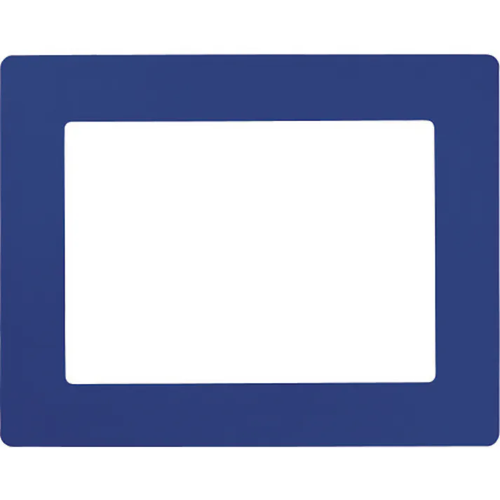 【CAINZ-DASH】日本緑十字社 路面用区画標識(A4用紙対応タイプ) 青 YKH-A4BL 312×398mm 裏テープ付 403115【別送品】