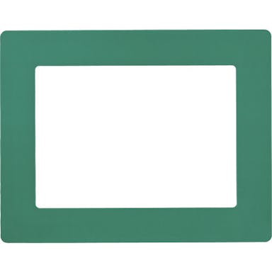 【CAINZ-DASH】路面用区画標識（Ａ４用紙対応タイプ）　緑　ＹＫＨ－Ａ４Ｇ　３１２×３９８ｍｍ　裏テープ付【別送品】