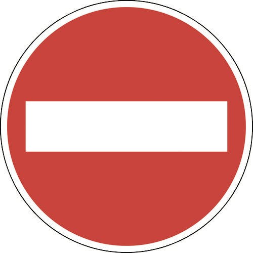 日本緑十字社 道路標識(構内用) 車両進入禁止 道路303(AL) 600mmΦ 反射タイプ アルミ製 133610 安全標識 日本緑十字社 道路標識(構内用) 車両進入禁止 道路303(AL) 600mmΦ 反射タイプ アルミ製 133610 安全標識