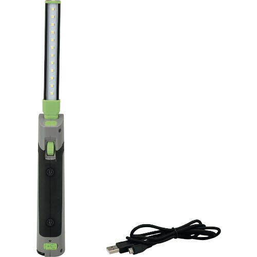 日本緑十字社 折りたたみ式LEDスリムライト OSL-180 300(165)×44×34mm ダイヤル調光式 353017 LED懐中電灯(充電式) 日本緑十字社 折りたたみ式LEDスリムライト OSL-180 300(165)×44×34mm ダイヤル調光式 353017 LED懐中電灯(充電式)