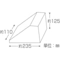 【CAINZ-DASH】日本緑十字社 タイヤストッパー（輪止め）　大型車用（１０ｔ車迄）　黒　タイヤストッパー５ＢＫ　２個組（トラ柄ロープ１．２ｍ連結）　樹脂製 120006【別送品】