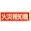 【CAINZ-DASH】日本緑十字社 蓄光消防標識　火災報知機　ＦＲ８０８　８０×２４０ｍｍ　突き出しタイプ　両面表示　エンビ 066808【別送品】