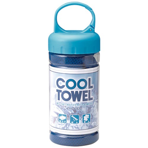 ひんやりタオル CAINZ-DASH】日本緑十字社 冷感タオル クールタオル（カラビナ