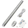 【CAINZ-DASH】日本緑十字社 LEDライト LED Magic Wand(マジックワンド) シルバー 22Φ×306mm 充電式 353044【別送品】