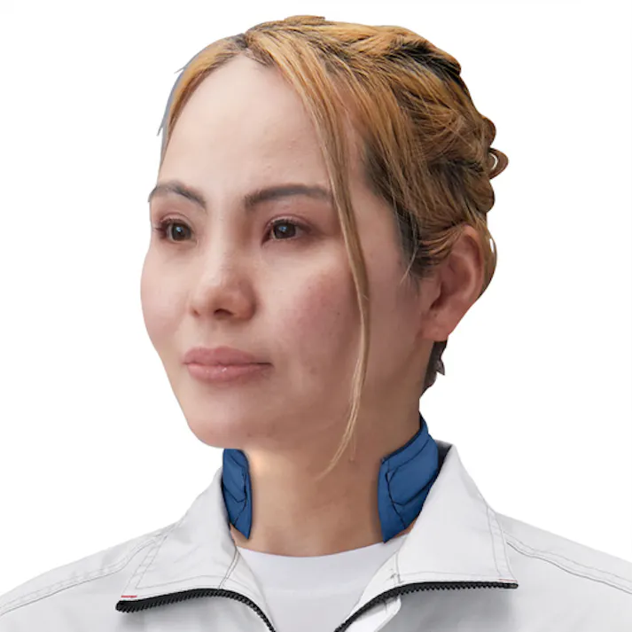 【CAINZ-DASH】日本緑十字社 熱中対策用品 涼感ワーククーラー ブルー 375116【別送品】