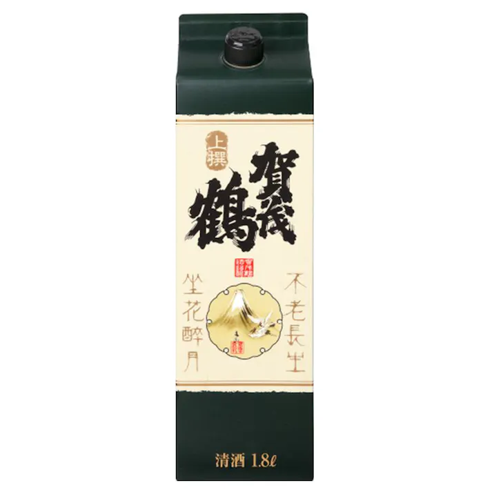 (広島県)上撰 賀茂鶴 1800mlパック【別送品】