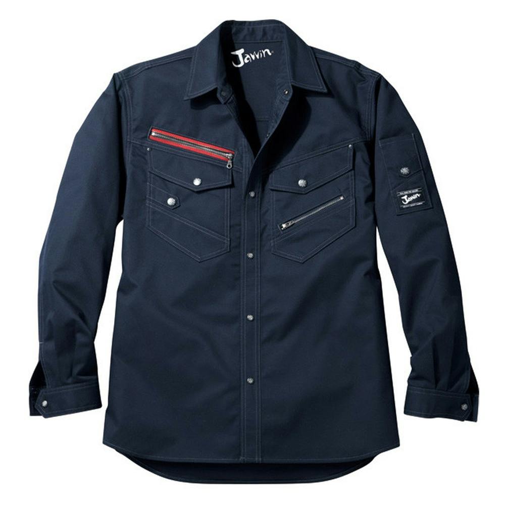 JWダイヤドビー長袖シャツ NV EL