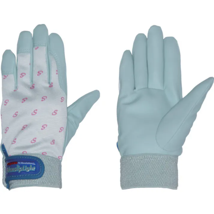 【CAINZ-DASH】ペンギンエースジャパン 合皮手袋 ノンスリップライト ライトグレー S PA-8151【別送品】