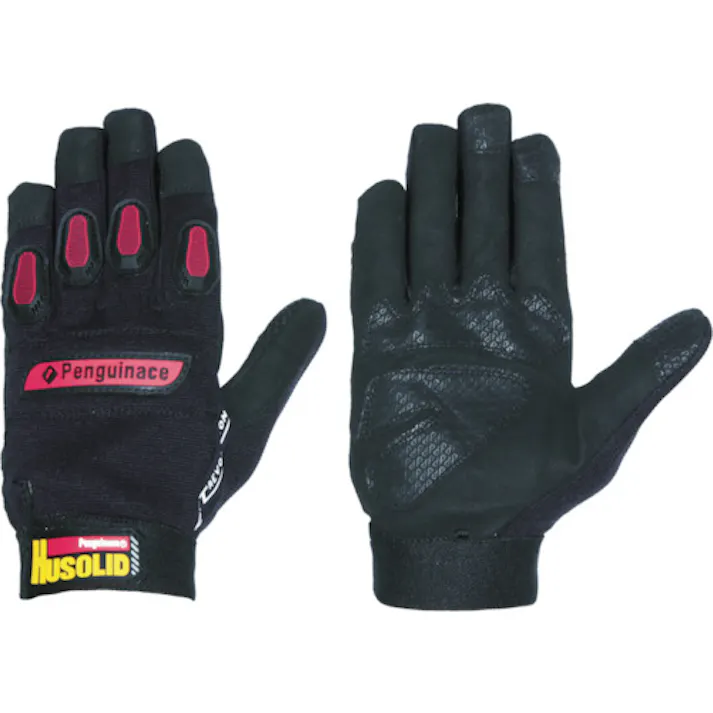 【CAINZ-DASH】ペンギンエースジャパン 人工皮革手袋 ヒューソリッド H-1 L H-1-L【別送品】