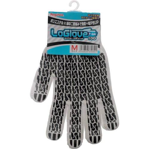 ペンギンエースジャパン ログローブPドット 10G二重編 M LOGLOVE_PDOT_10G_M すべり止め手袋 ペンギンエースジャパン ログローブPドット 10G二重編 M LOGLOVE_PDOT_10G_M すべり止め手袋