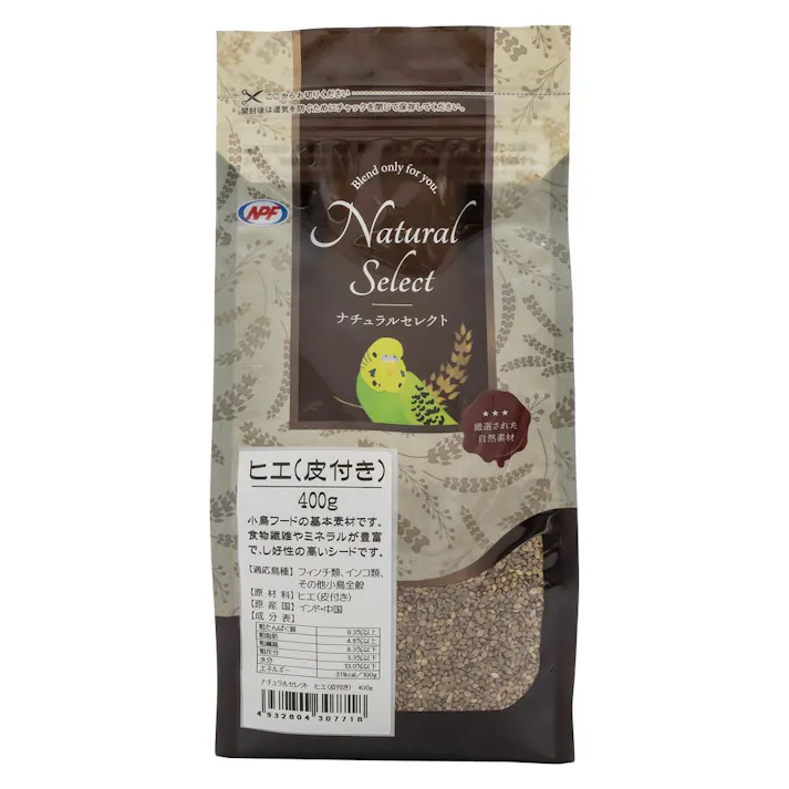 ナチュラルセレクト ヒエ 皮付き 400g