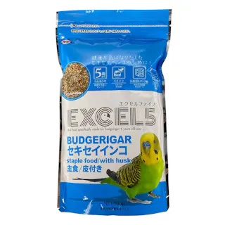 エクセル5 セキセイインコ 皮付き 500g