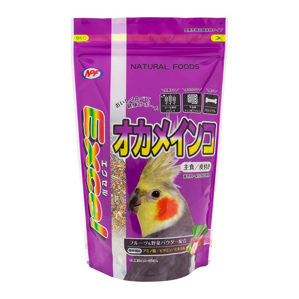 エクセル オカメインコ 皮付き 500g