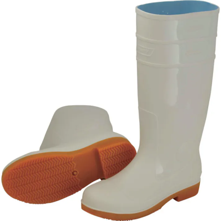 【CAINZ-DASH】日進ゴム 耐滑先芯入り長靴 白 22.5cm V4500W-22.5【別送品】