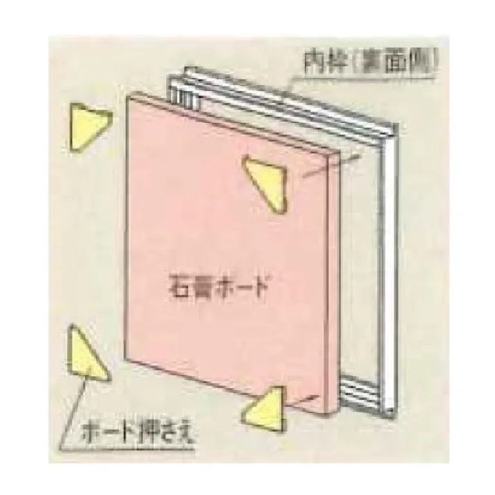 壁用点検口枠 1型 200角 9.5・12.5mm兼用