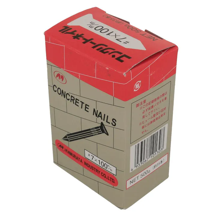 コンクリート釘 7×100mm 箱