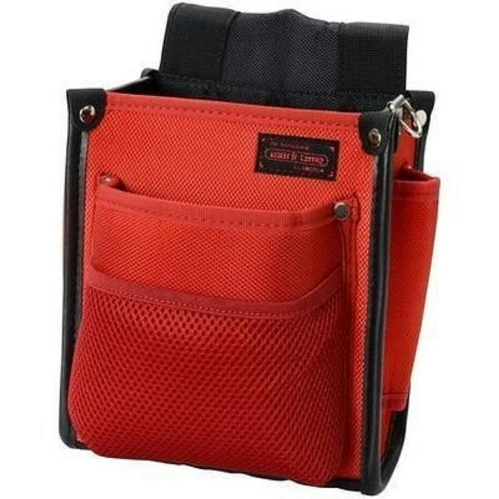 コヅチ RED ZONE 電工袋 2段 レッド KNR-11