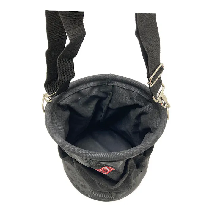 コヅチ 電工バケツ 外ポケット ショルダーベルト付 240 WTV-403