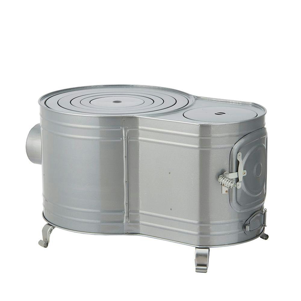 ミニチュア本格仕様時計型薪ストーブ スチール製 時計型薪ストーブ AF-60 煙突径φ106mm 暖房面積10～15坪