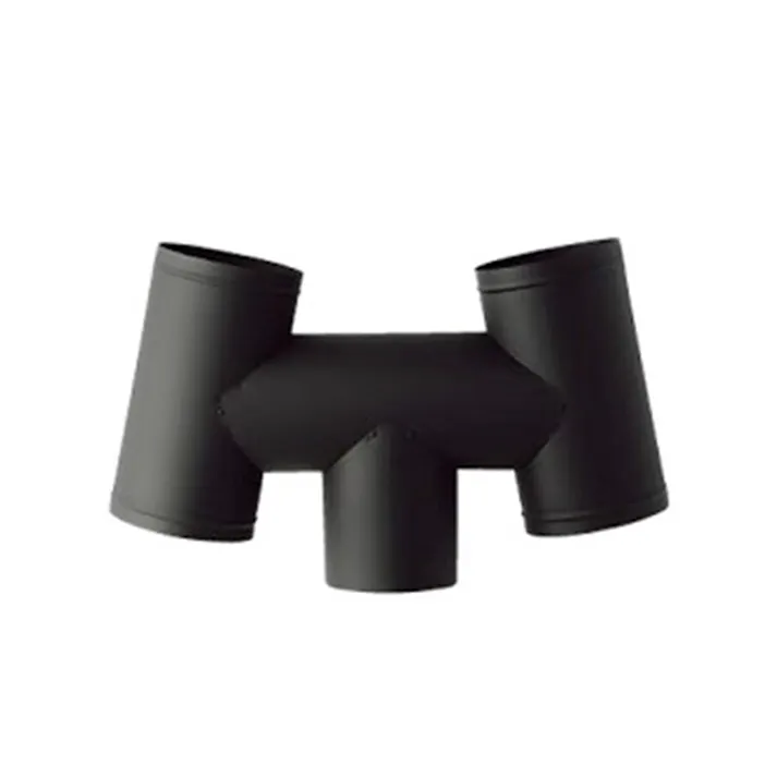 黒耐熱 ステンレス H笠 φ106mm ハゼ折り煙突