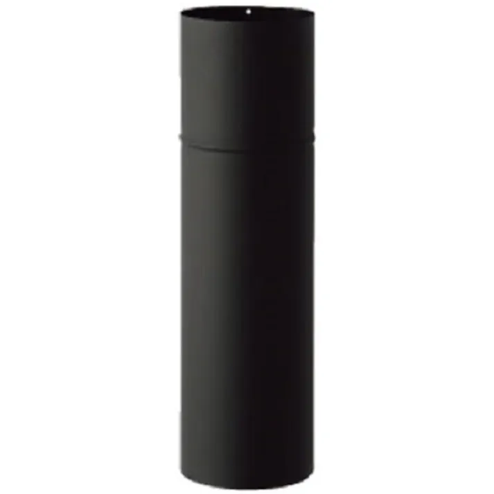 黒耐熱 ステンレス 半直筒 φ120mm ハゼ折り煙突