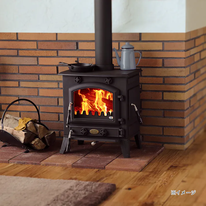鋳物薪ストーブ HTC-50TX 煙突径φ120mm 暖房面積20~30坪【別送品】