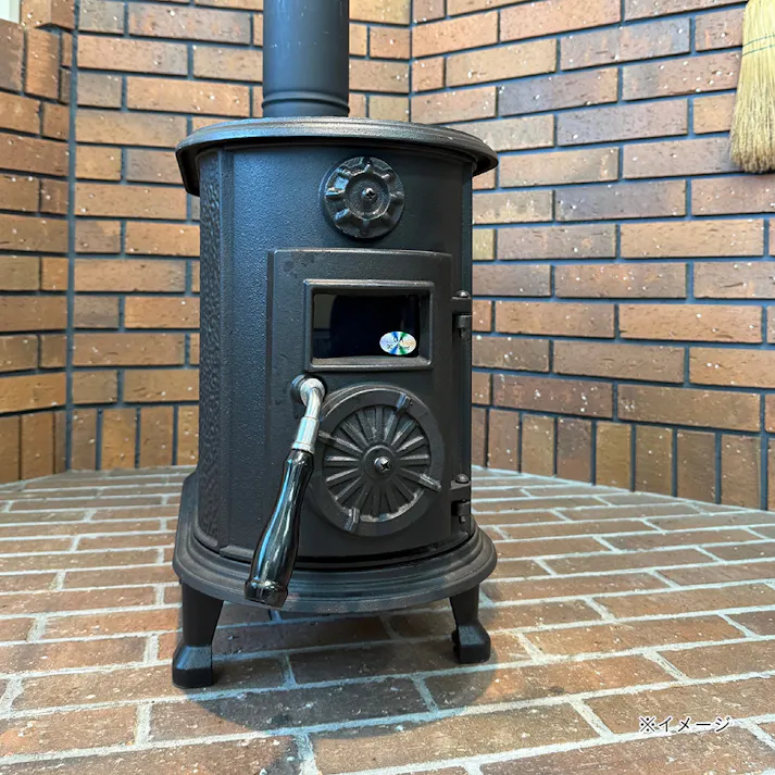 鋳物薪ストーブ EV-515TX 煙突径φ106mm 暖房面積10~15坪【別送品】