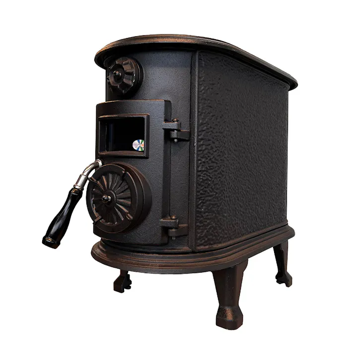 鋳物薪ストーブ EV-515TX 煙突径φ106mm 暖房面積10~15坪【別送品】