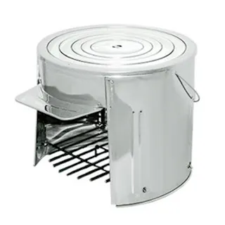 ステンレス丸カマド ステン組蓋付 AMS-41 屋外専用