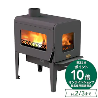 鋼板製薪ストーブ HM-360 煙突径φ120mm 暖房面積20~25坪【別送品】