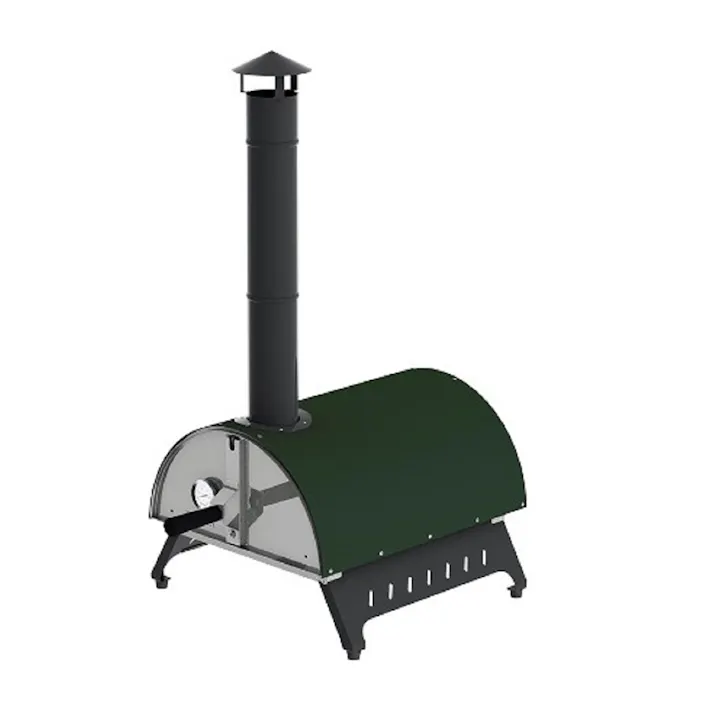 ピザオーブン (約)幅47cm 奥行78cm 高さ93cm グリーン HPP-400GR