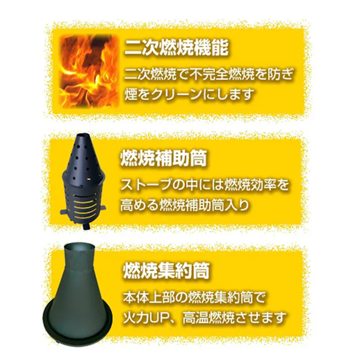 ガーデンストーブ グリーン HG-410GR 煙突径φ106mm