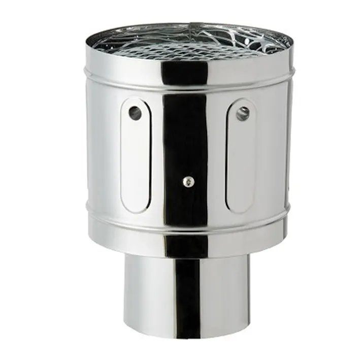 ステンレス NEWトップ φ120mm ボイラー用 ハゼ折り煙突