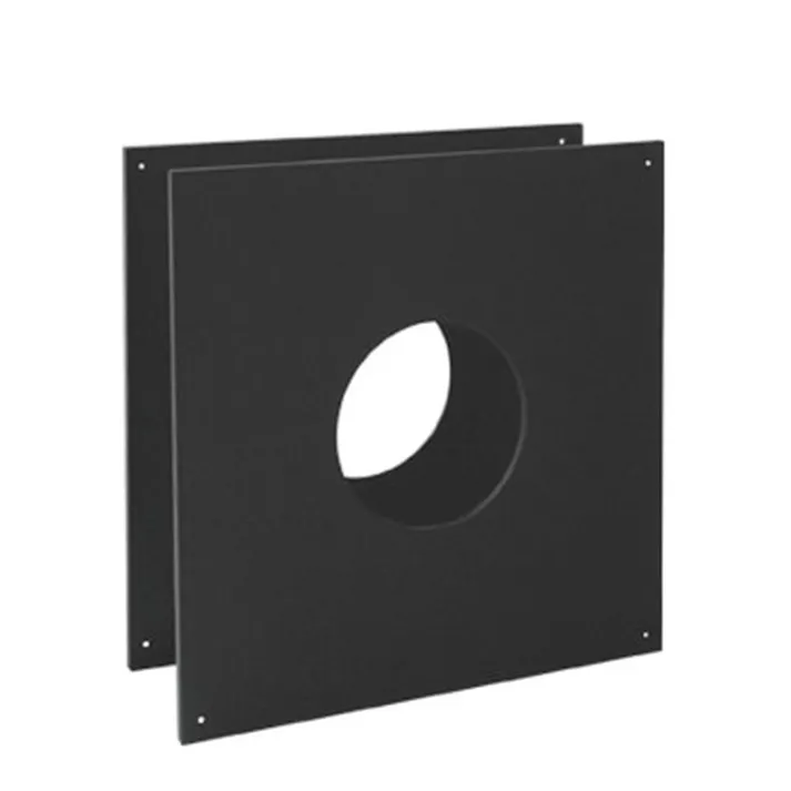 黒耐熱 ステンレス メガネ石カバー φ106mm用 2枚1組