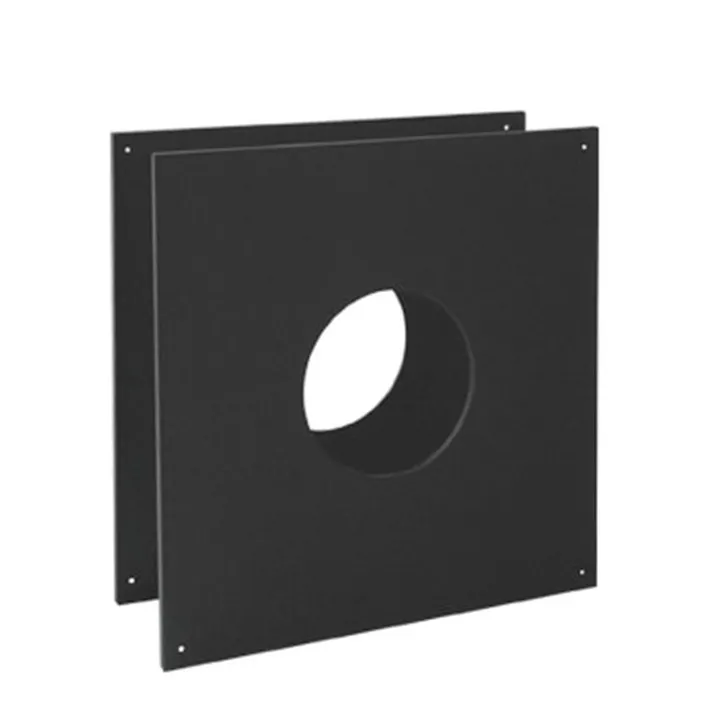 黒耐熱 ステンレス メガネ石カバー φ106mm用 2枚1組