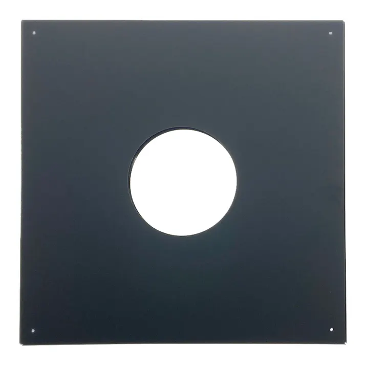 黒耐熱 ステンレス メガネ石カバー φ120mm用 2枚1組